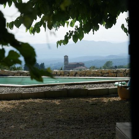 Les Agaves Piscine Panoramique Vue Exceptionnelle Bed and Breakfast Grospierres Exterior foto